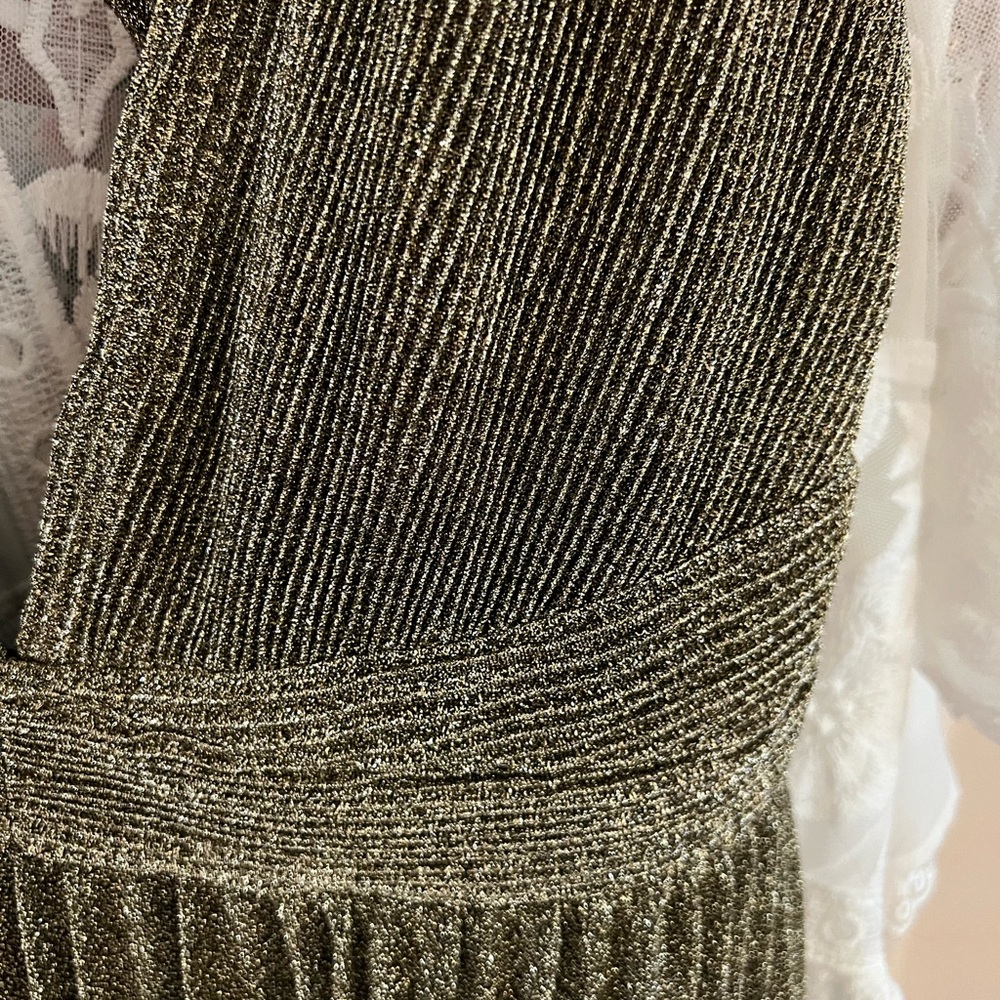 Gold maxi dress